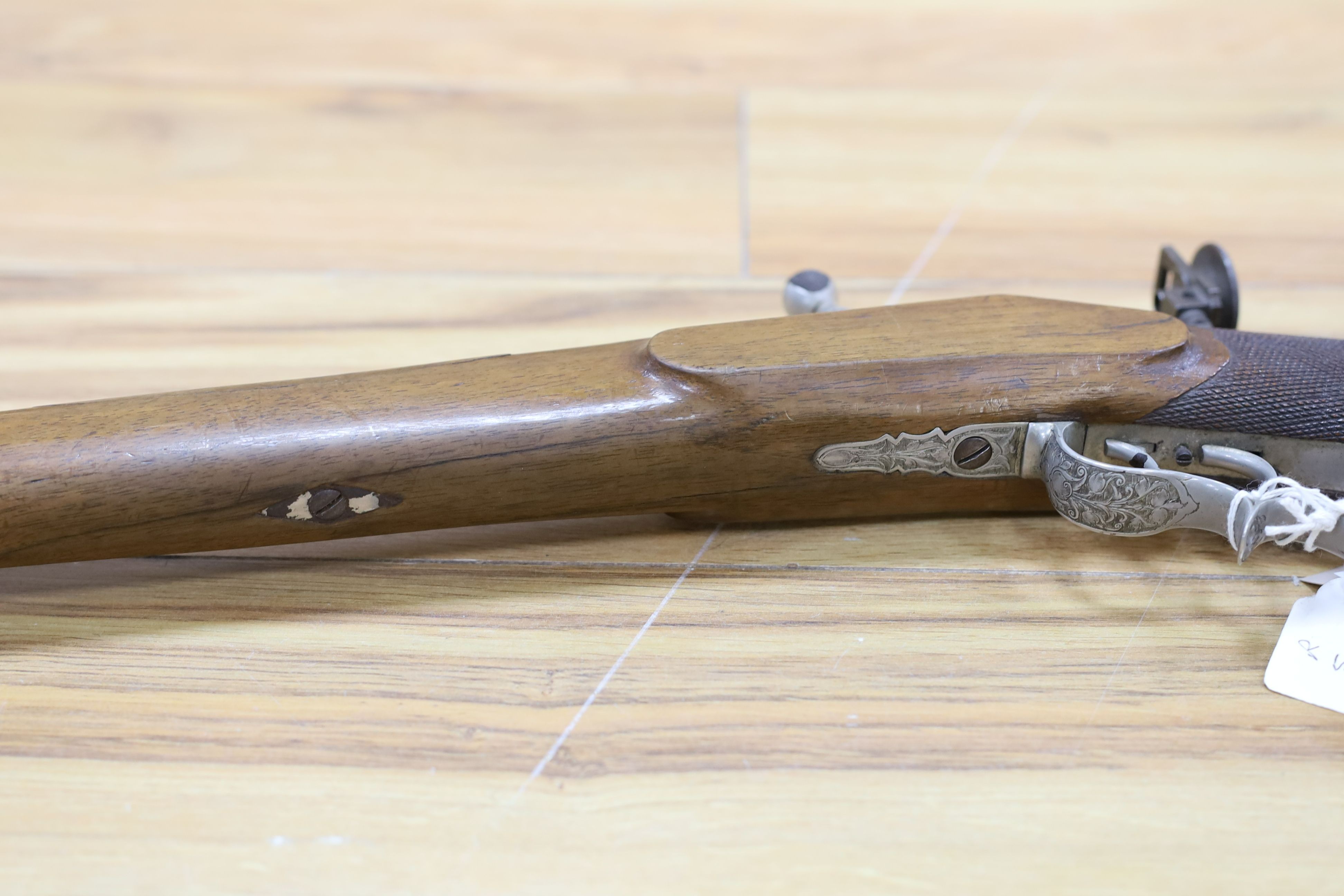 A German Zimmer-schutzen breech-loading rifle, 114cm